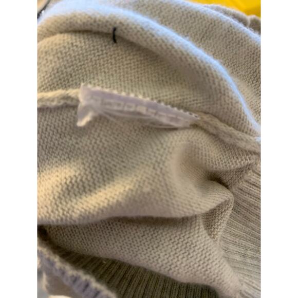 All Saints Suzie Small Snap Sleeve Gray Women's Sweater - Picture 6 of 6